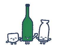 Cheers Sake Sticker