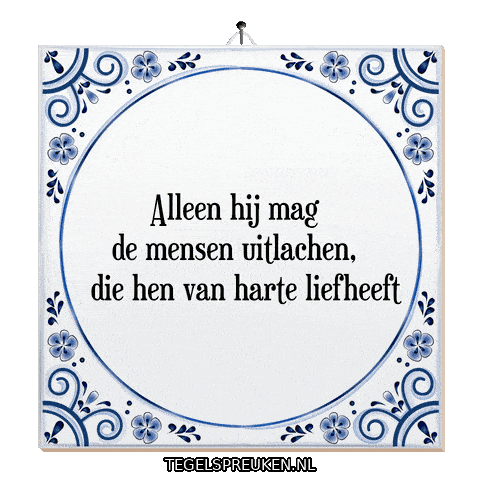 Humor Hart Sticker by Tegelspreuken.nl