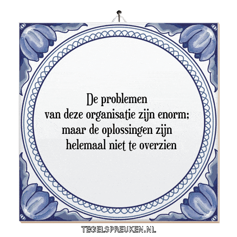 Teamwork Stress Sticker by Tegelspreuken.nl