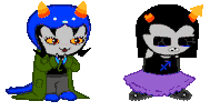 Nepeta Leijon Equius Zahhak Sticker