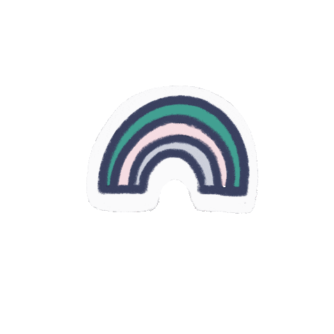 juliegoudier giphyupload rainbow arcenciel juliegoudier Sticker