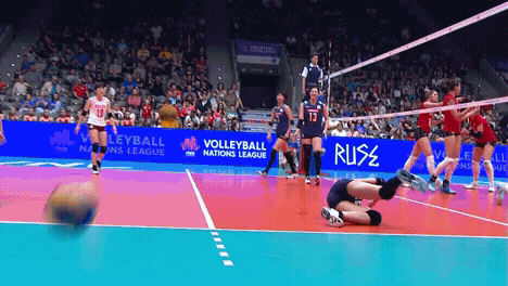 Happy Volleyball Nations League GIF by Volleyball World