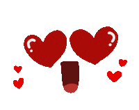 In Love Hearts Sticker by Demic