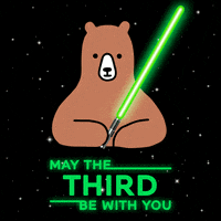 gobear star wars thailand jedi may the fourth GIF