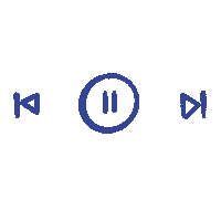 niyustudio music blue aesthetic player Sticker