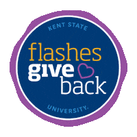 Volunteer Philanthropy Sticker by Kent State Alumni
