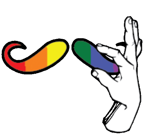 krischalakov giphyupload rainbow gay pride Sticker