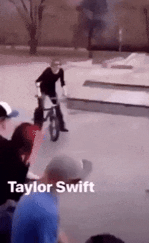 Taylor Swift Bike GIF