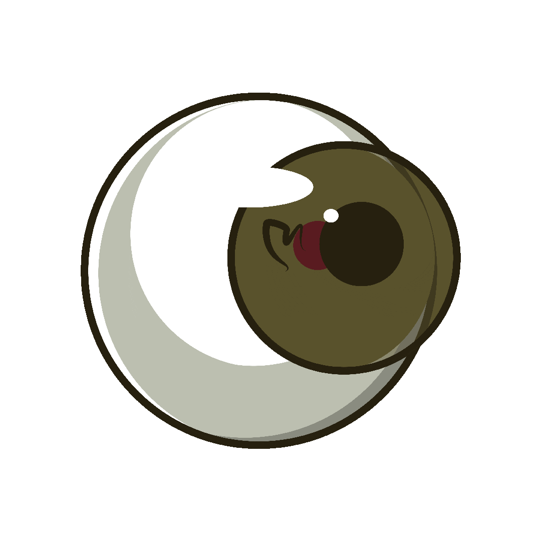 MANXA21 eye disc framebyframe manxa Sticker