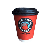 redrobinrecords coffee red robin redrobin red robin records Sticker