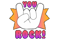 Rock And Roll Sticker by TheLittleLabs