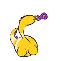 Youtube Dino Sticker by Jacarelvis