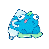 Frog Soju Sticker