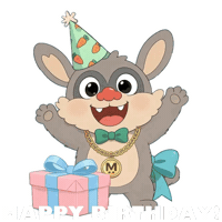 Happy Birthday Party Sticker