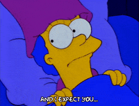Shocked Season 3 GIF by The Simpsons