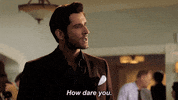 how dare you lucifer on fox GIF by Lucifer