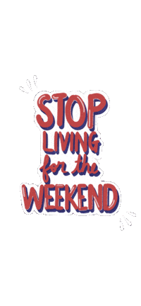 Friday Weekend Sticker
