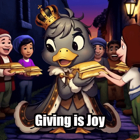 Generosity GIF by sirduckbeth