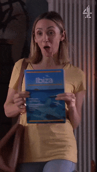 Holiday Magazine GIF by Hollyoaks