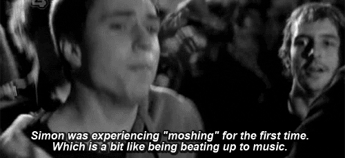 guy moshing GIF