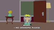 scared butters stotch GIF by South Park 