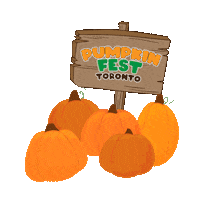 PumpkinFestToronto halloween fall autumn pumpkin Sticker