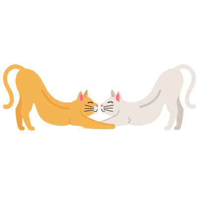 Cat Dog Sticker by Rover.com