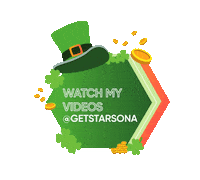 Celebrate St Patricks Day Sticker by getstarsona