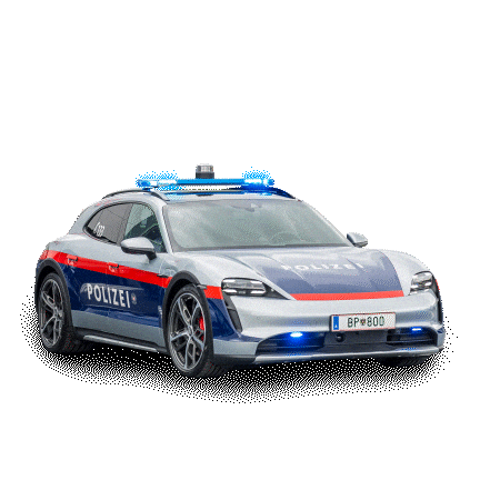 Porsche Sticker by Polizei Österreich