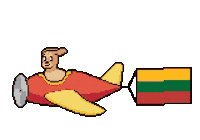 Lithuania Flag Sticker by HotDogs