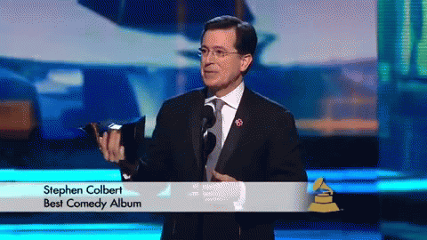 Stephen Colbert Television GIF by Recording Academy / GRAMMYs