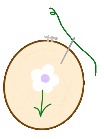 Flower Sewing Sticker