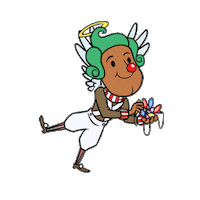 Everything Is Fine Christmas Sticker by Adventure Capitalist