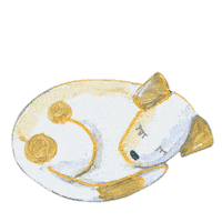 Dog Sleeping Sticker by egmonttoys