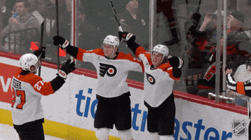 Happy Philadelphia Flyers GIF by NHL