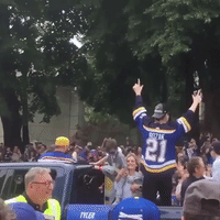 Sights and sounds of the  St. Louis Blues Parade