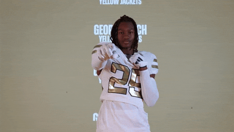 Georgia Tech Football Sport GIF by Georgia Tech Yellow Jackets