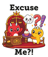Shocked Excuse Me Sticker by Naru Naru