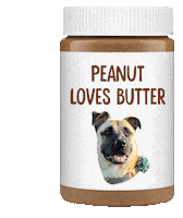 Peanut Butter Snack Time Sticker