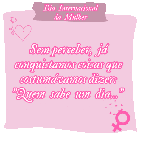 Dia Da Mulher Sticker