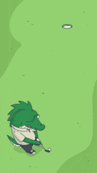 HazardHunters animation golf golfing chippy GIF