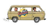 Driving On Tour Sticker by de chinezen