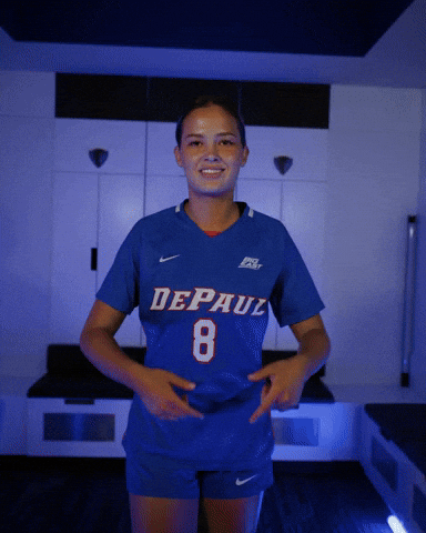 Womens Soccer GIF by DePaul Blue Demons
