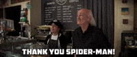 Spider-Man Thank You GIF by Leroy Patterson