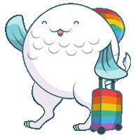 Pridecommunityco rainbow pride lgbt tours Sticker