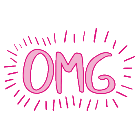 pink wow Sticker by THE ARE