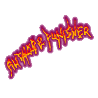 author punisher Sticker by Atlas Studio