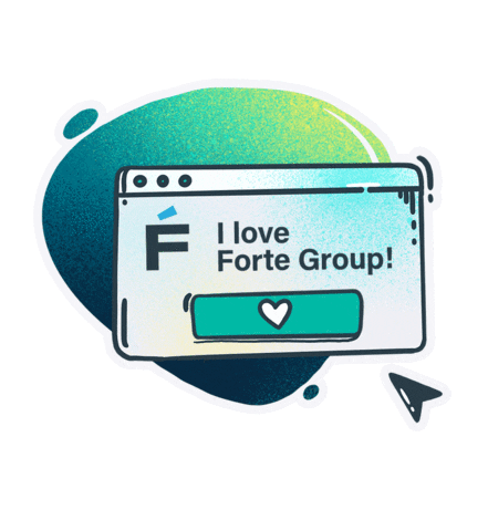 ForteGroupPeople giphyupload softwarecompany techcompany techstar Sticker