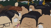 shoving pushing GIF by South Park 