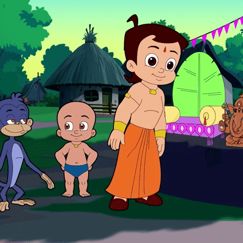 Celebration Ganeshchaturthi GIF by Chhota Bheem